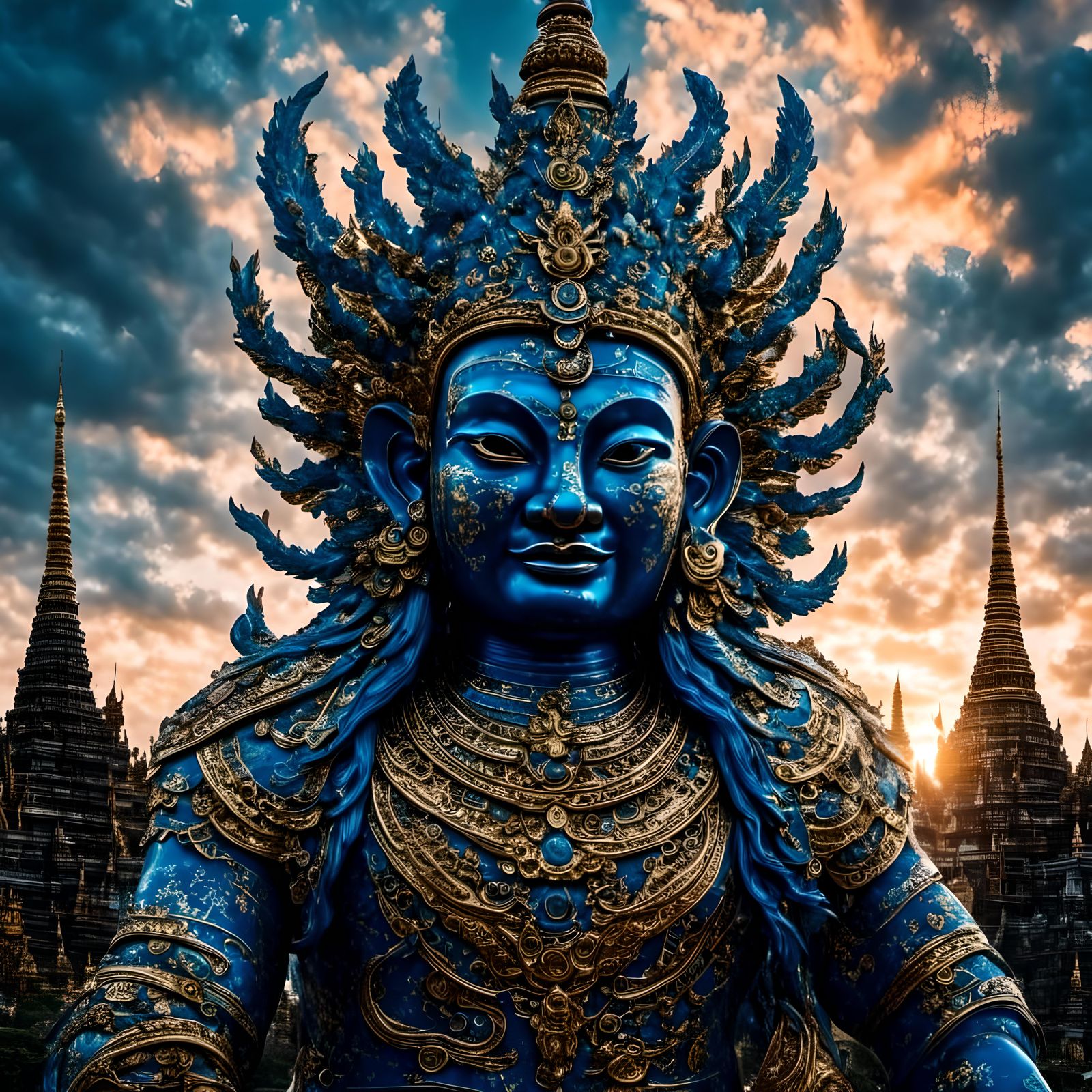 The giant of Wat Arun, Thotsakan.