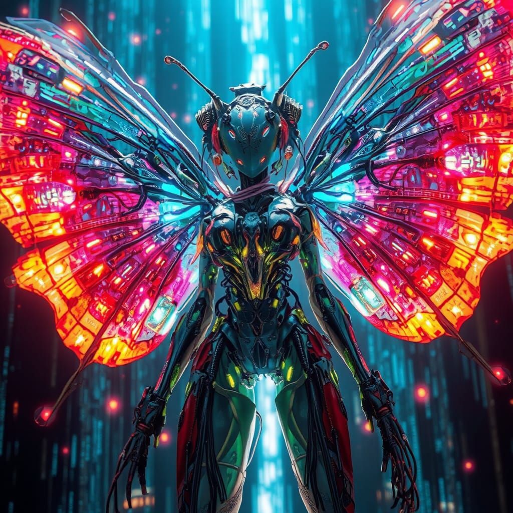 Biomechanical Butterfly Emerges: Krenz Cushart Style