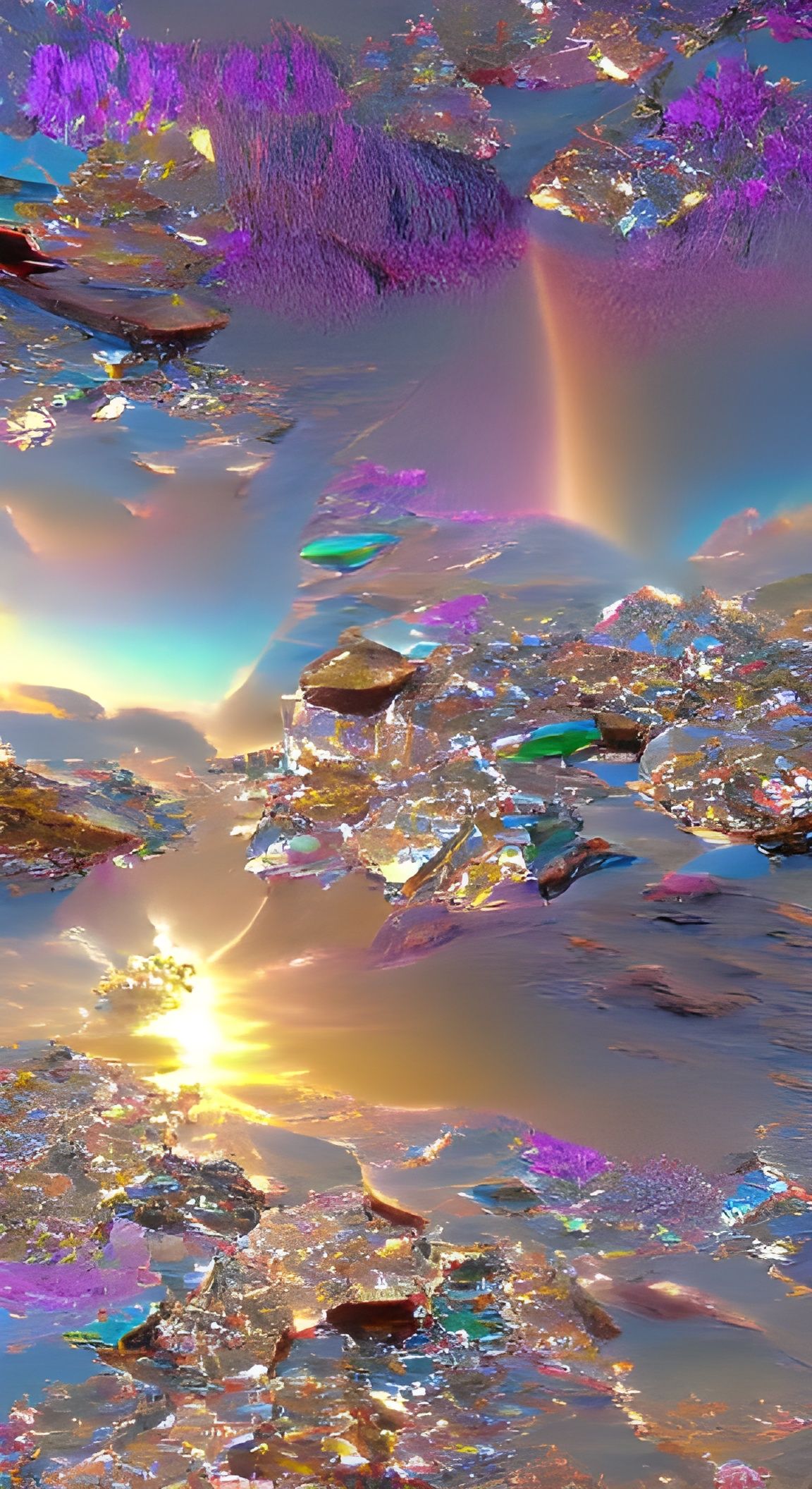 Shimmering Dreamscape in 8K 3D
