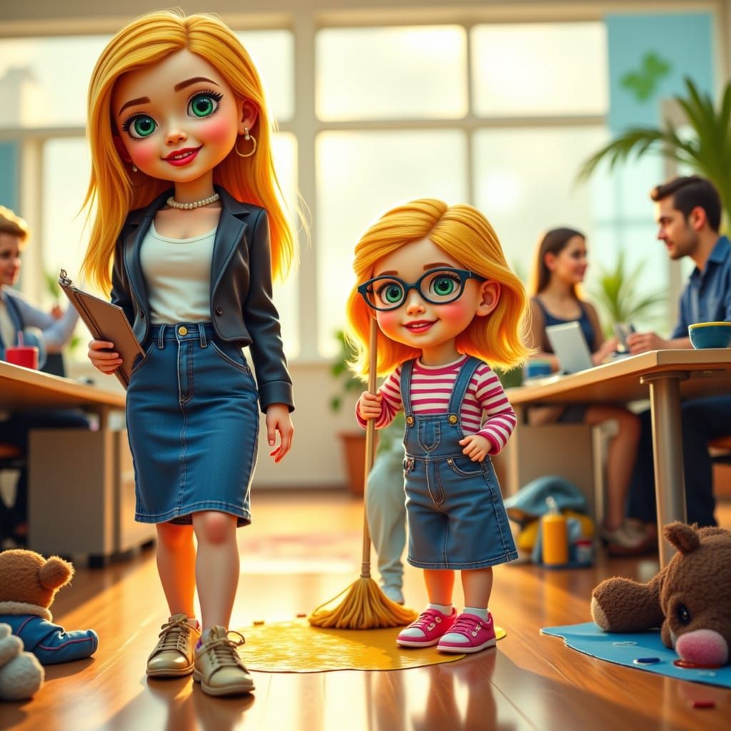 Bring Your Child to Work Day: CEO Abbie and Office Chaos