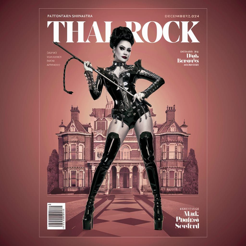 Thai Rock Apostle Paetongtarn Shinawatra Goth Cover Art