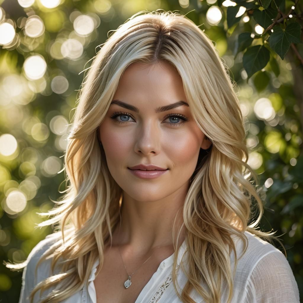 Elisha Cuthbert Headshot with Natural Lighting