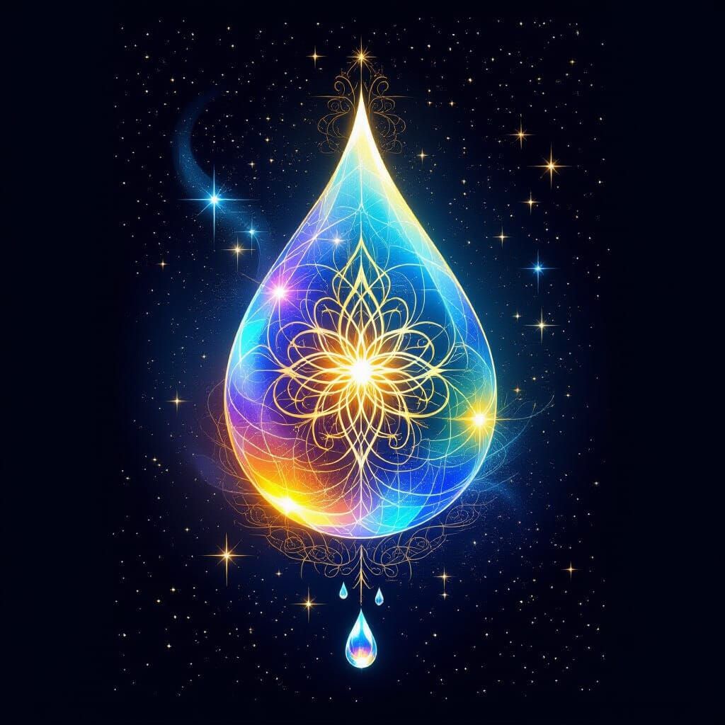 Celestial Identification Symbol Made From Heavenly Tears