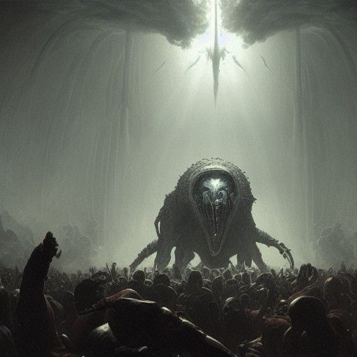 Ahamkara: Dark Horror in Gothic Art Style