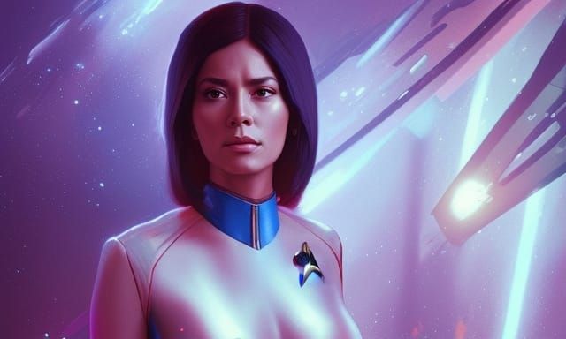 Jessica Canizales in Star Trek Concept Art