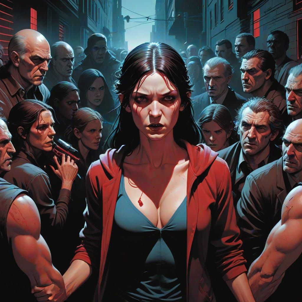 Grimdark Fantasy Landscape in Muted Earth Tones