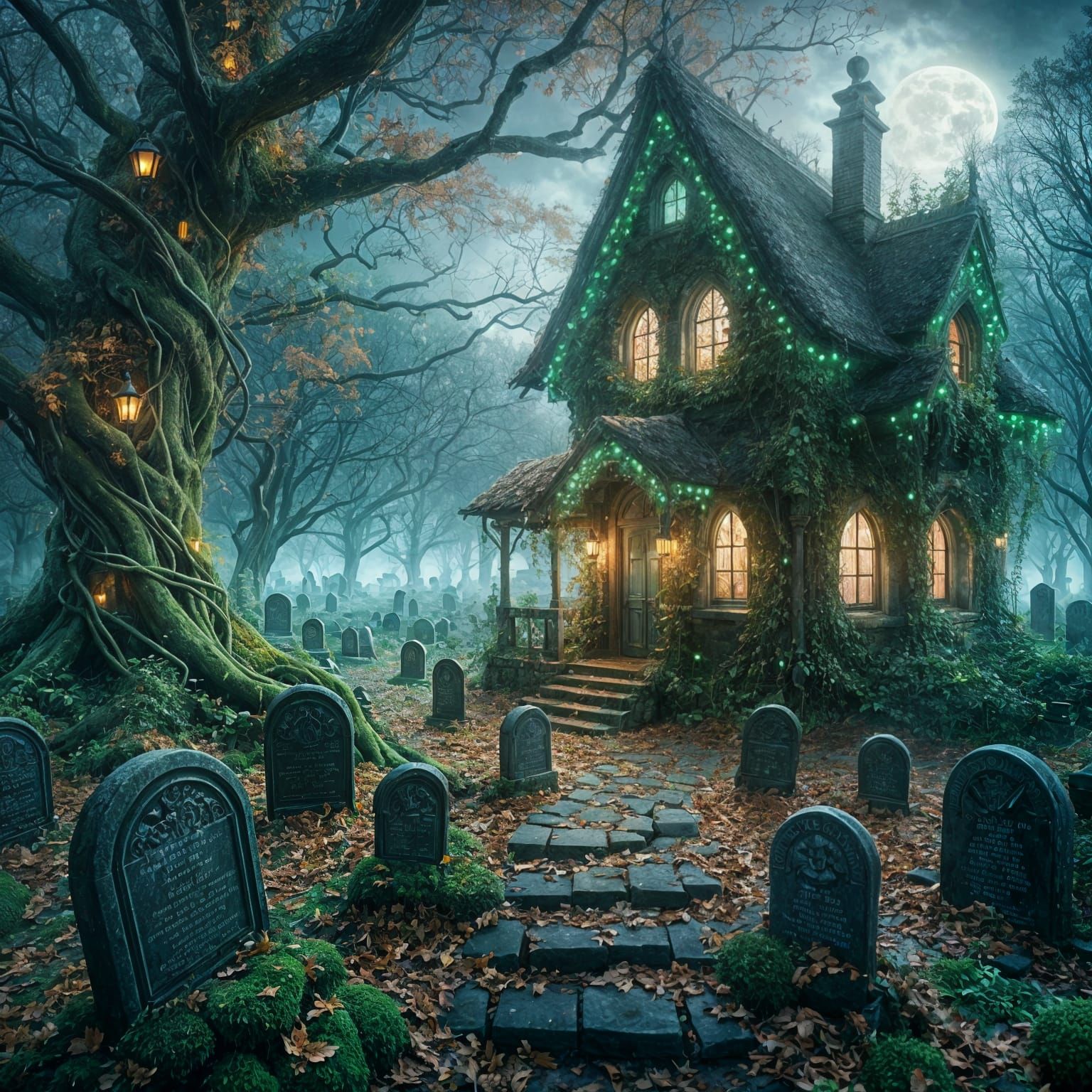 House in the graveyard