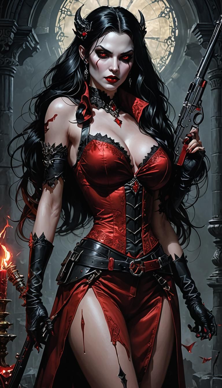 Vampire Gunslinger visits the old west