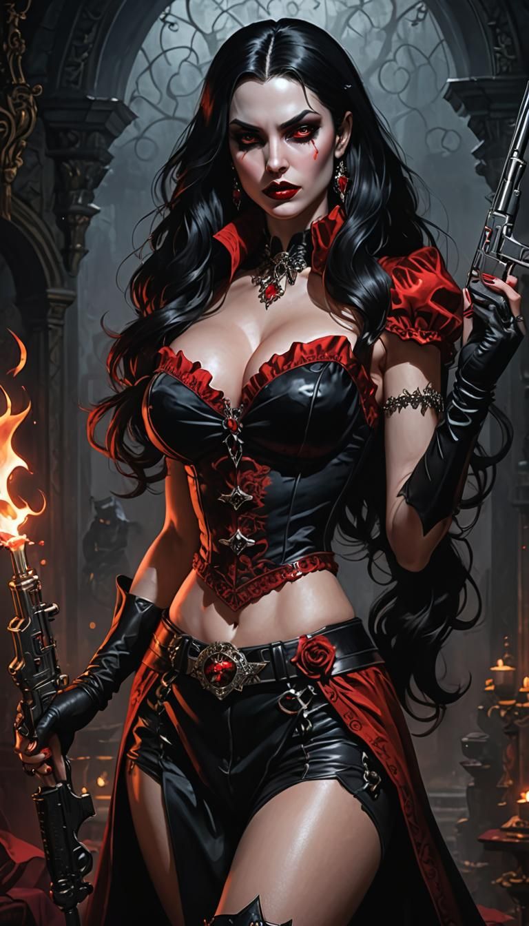 Vampire Gunslinger visits the old west