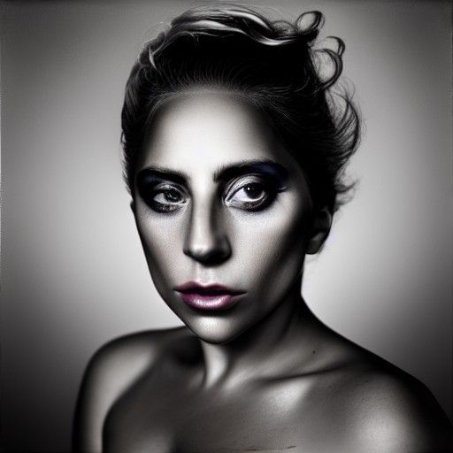 Striking Portrait of a Woman in Grayscale