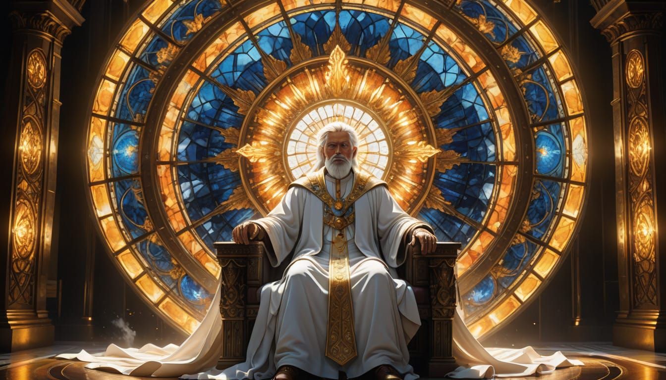 Eternal Gods Seated in Celestial Glory