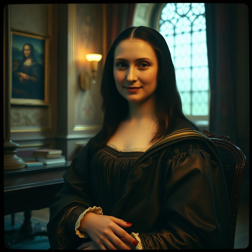 Mona Lisa in Renaissance Style