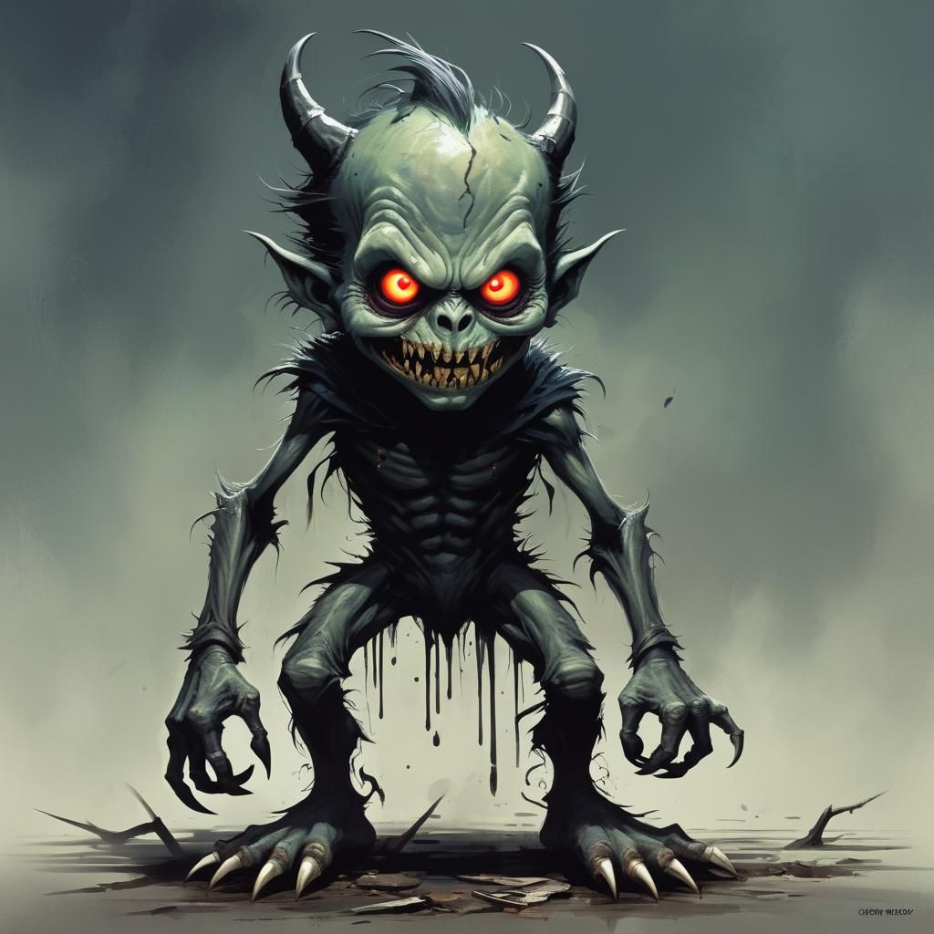 Kind Little Monster in Sinister Style