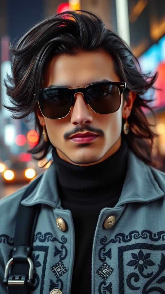 Lord Krishna as Modern Man in Urban Setting