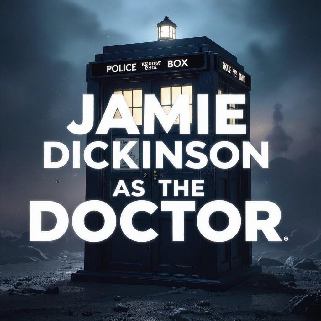 Futuristic Title Sequence: TARDIS and Doctor's Name