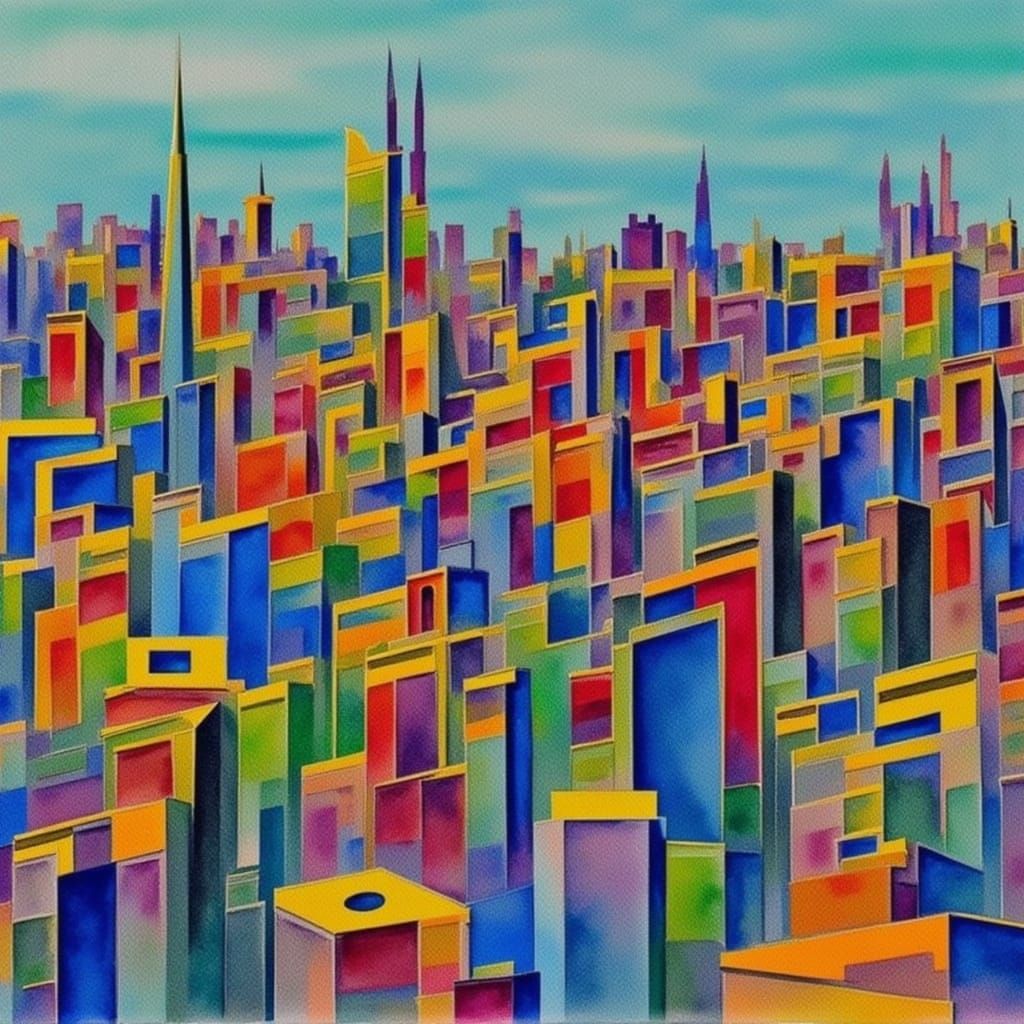 Mumbai Cityscape with Artistic Style