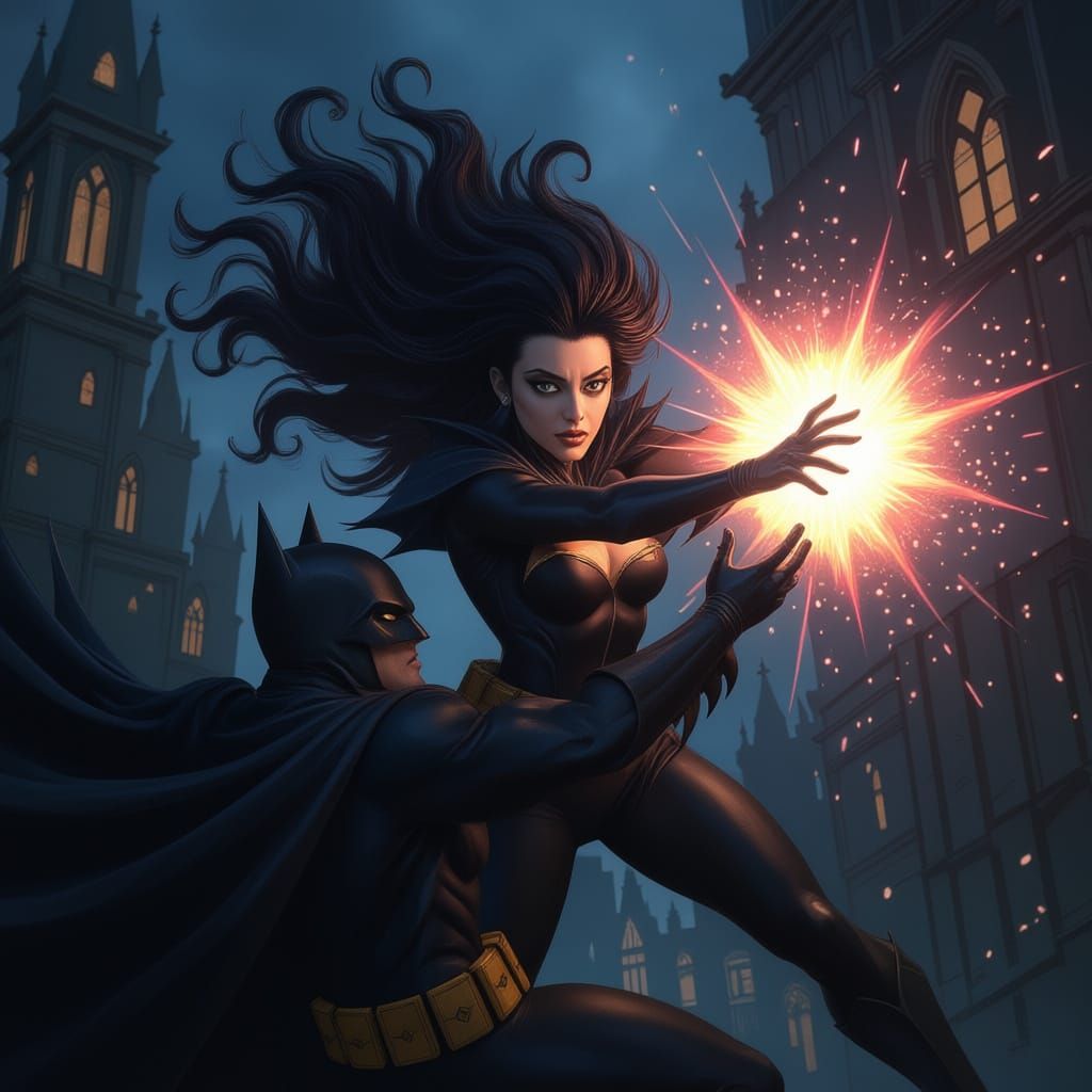 Enchantress Unleashes Magic Upon Batman
