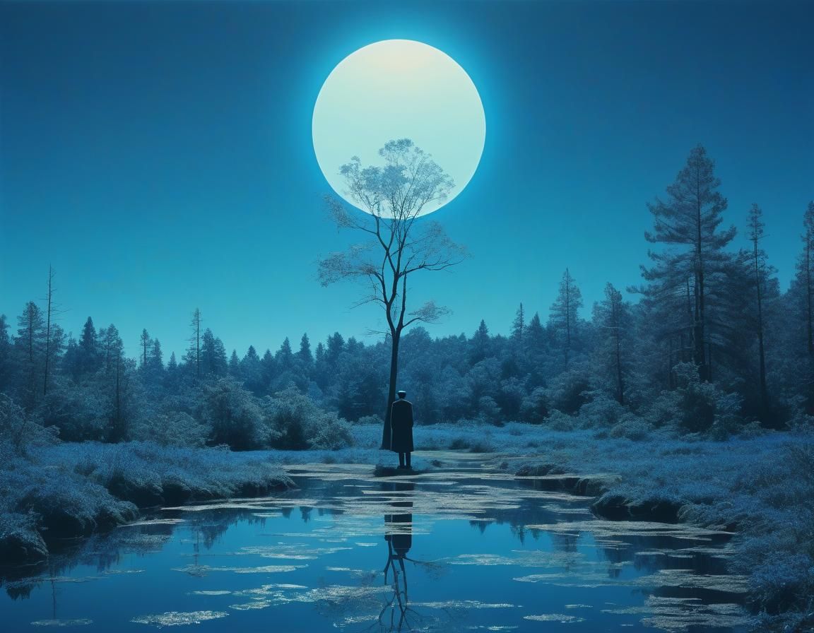 Ethereal Enchanted Serenity: Abstract Floral Art