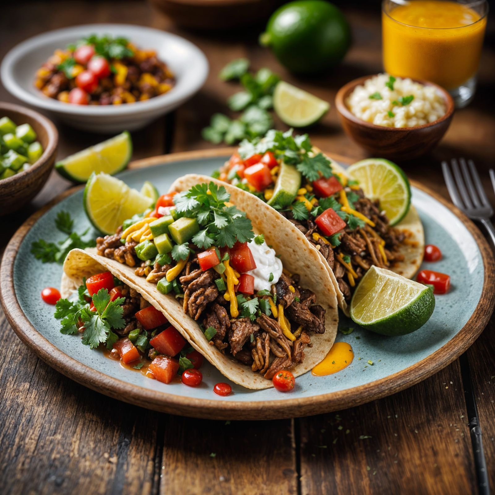 Delicious Mexican Cuisine: Gourmet Food Photography