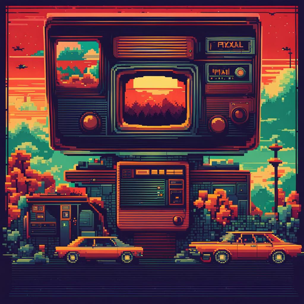 Retro Pixel Art