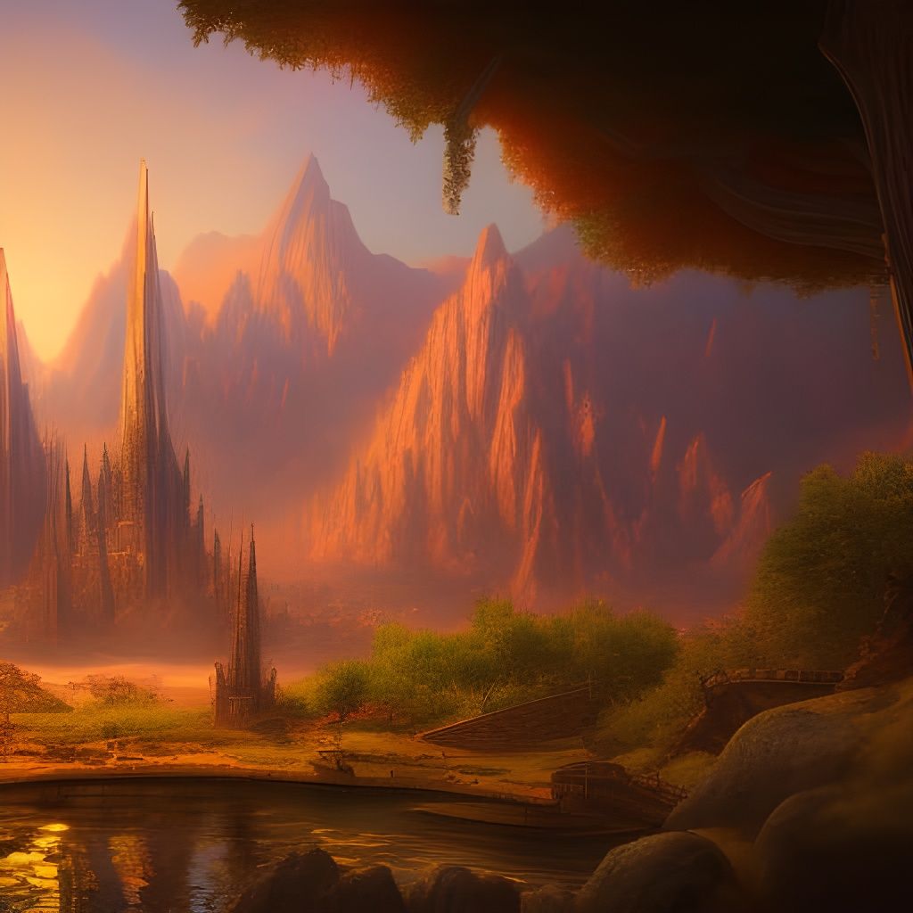 El Dorado Fantasy Concept Art in Deep Color