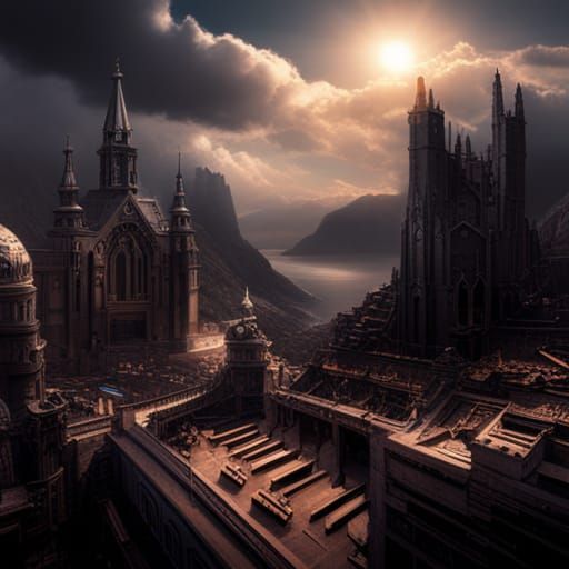 Dramatic Digital Painting of Inner Demons