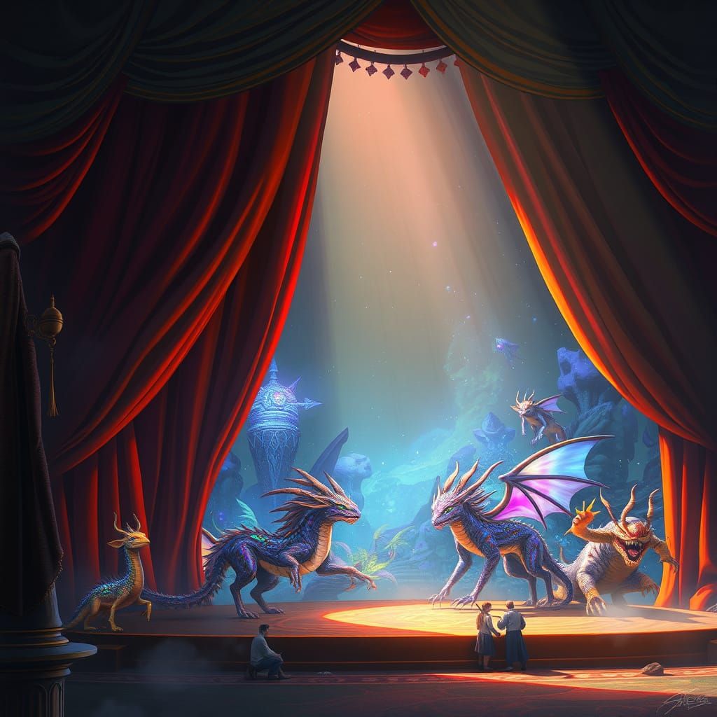 Mythical Stage Reveals Iridescent Fantasy Realm