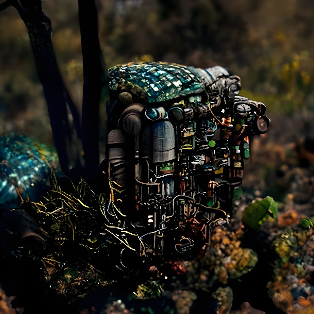 Steampunk Post-Apocalyptic Settlement in Pastel Tones