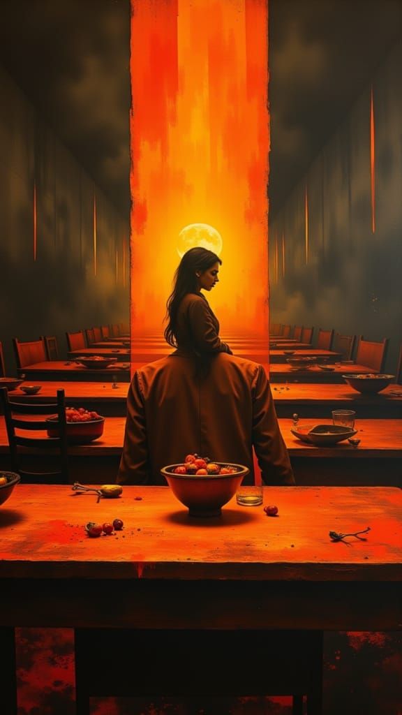 Orange apstract dream