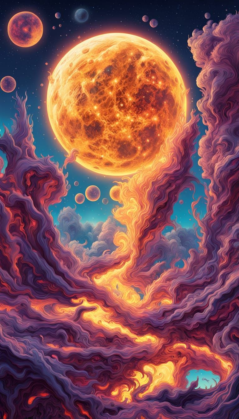 Zero Gravity Comets Evolve in Cosmic Dust Nebula