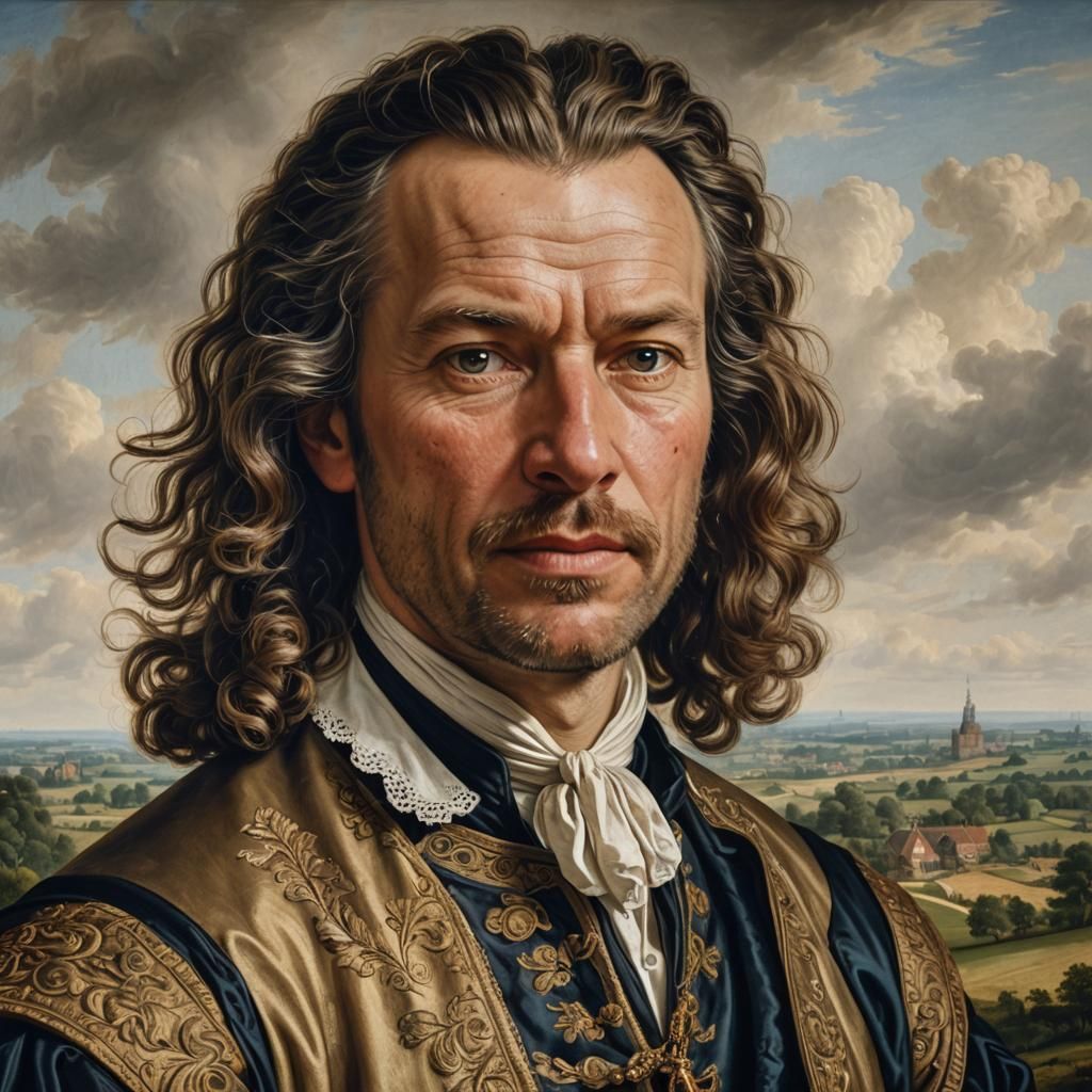 Dutch Golden Age Portrait of Wouter Meijndertsz Aleman