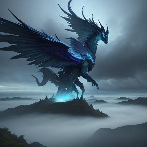 Ethereal Wind Demon in Fantasy Concept Art