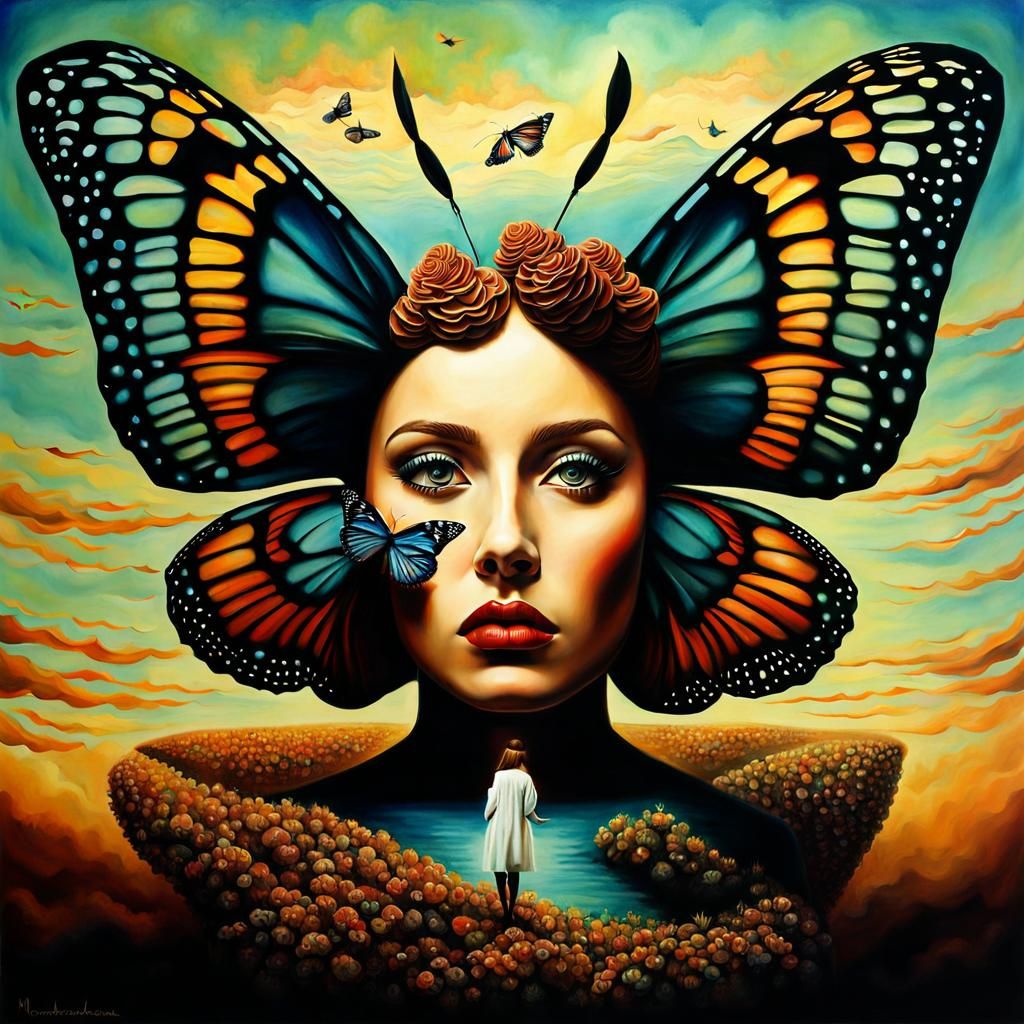 Surreal Metamorphosis in Dreamlike Surrealism