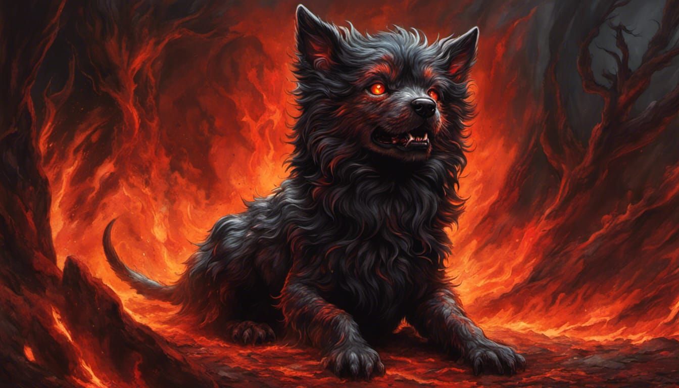 hellhound pup