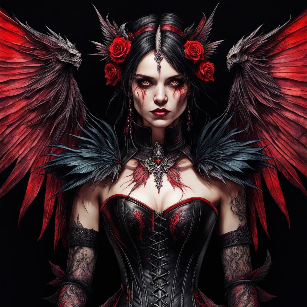 Demonic Vampire Princess Concept Art