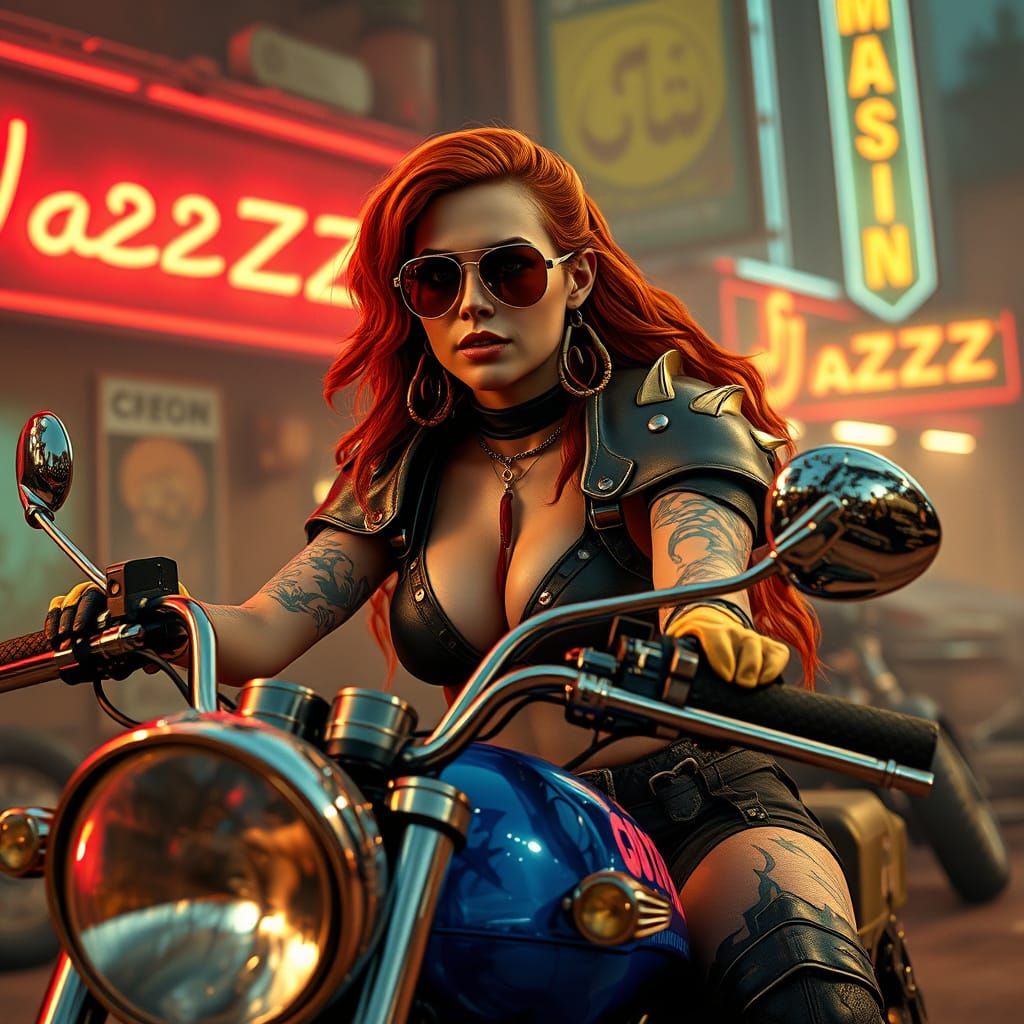 Barbarian Queen on Mars: 3D Anime Art