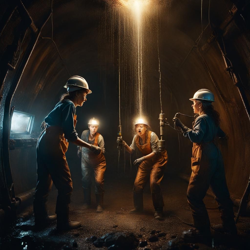 Arguing Miners in a Dark Metallic Tunnel
