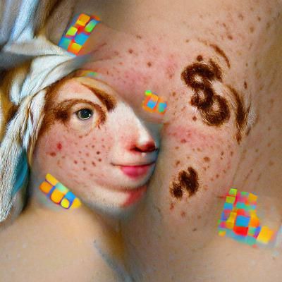 Gucci Renaissance Painting with Freckles