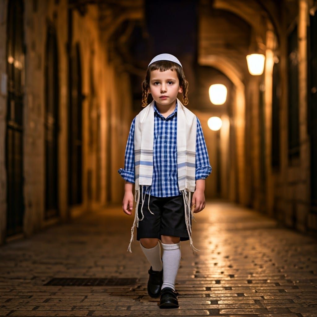 Orthodox Jewish boy from Jerusalem,