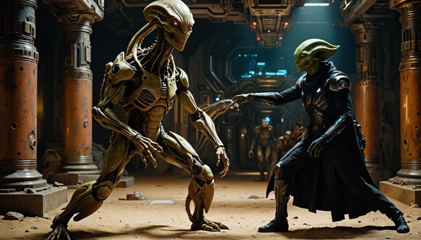 You can't beat me, shrimp!