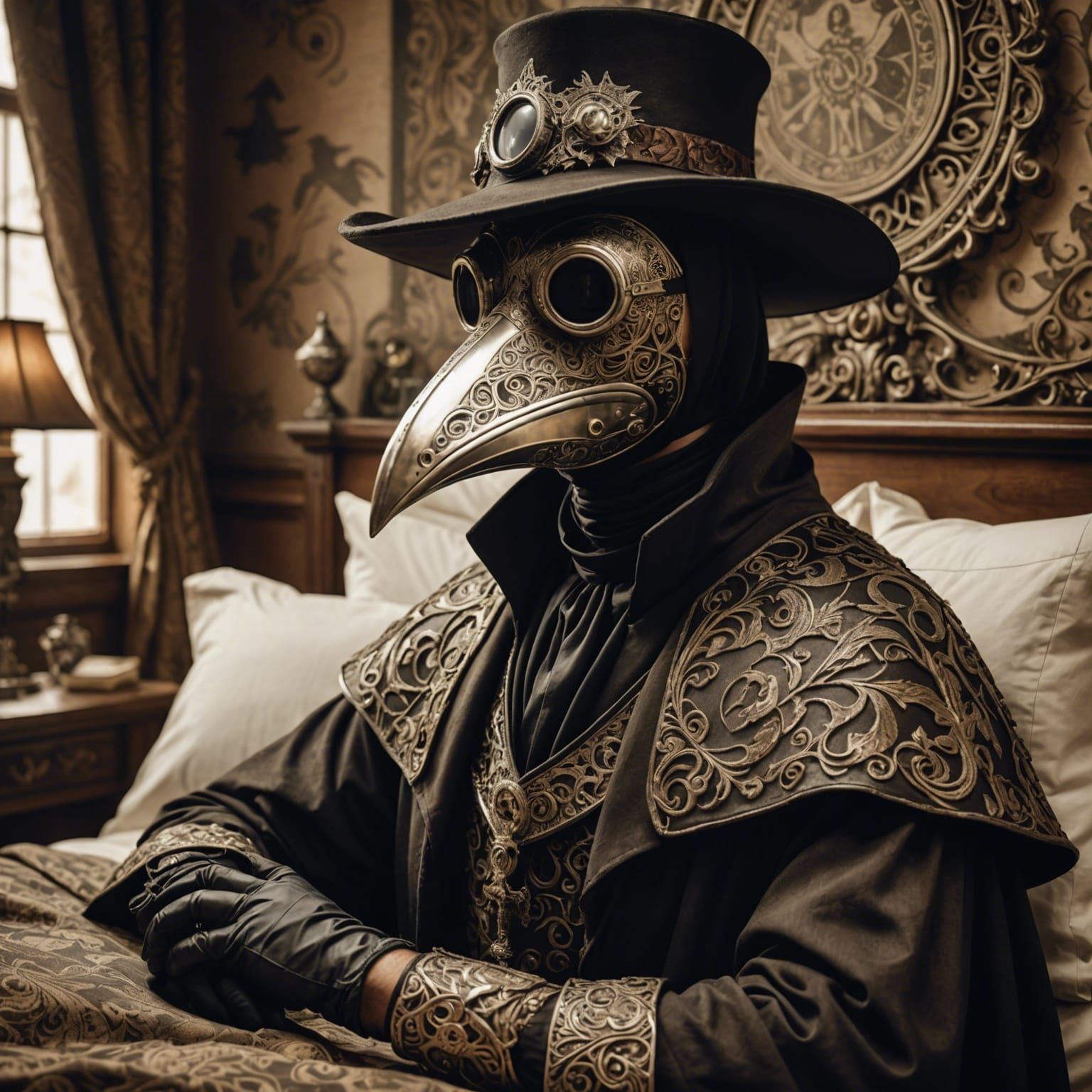 Plague Doctor Resting