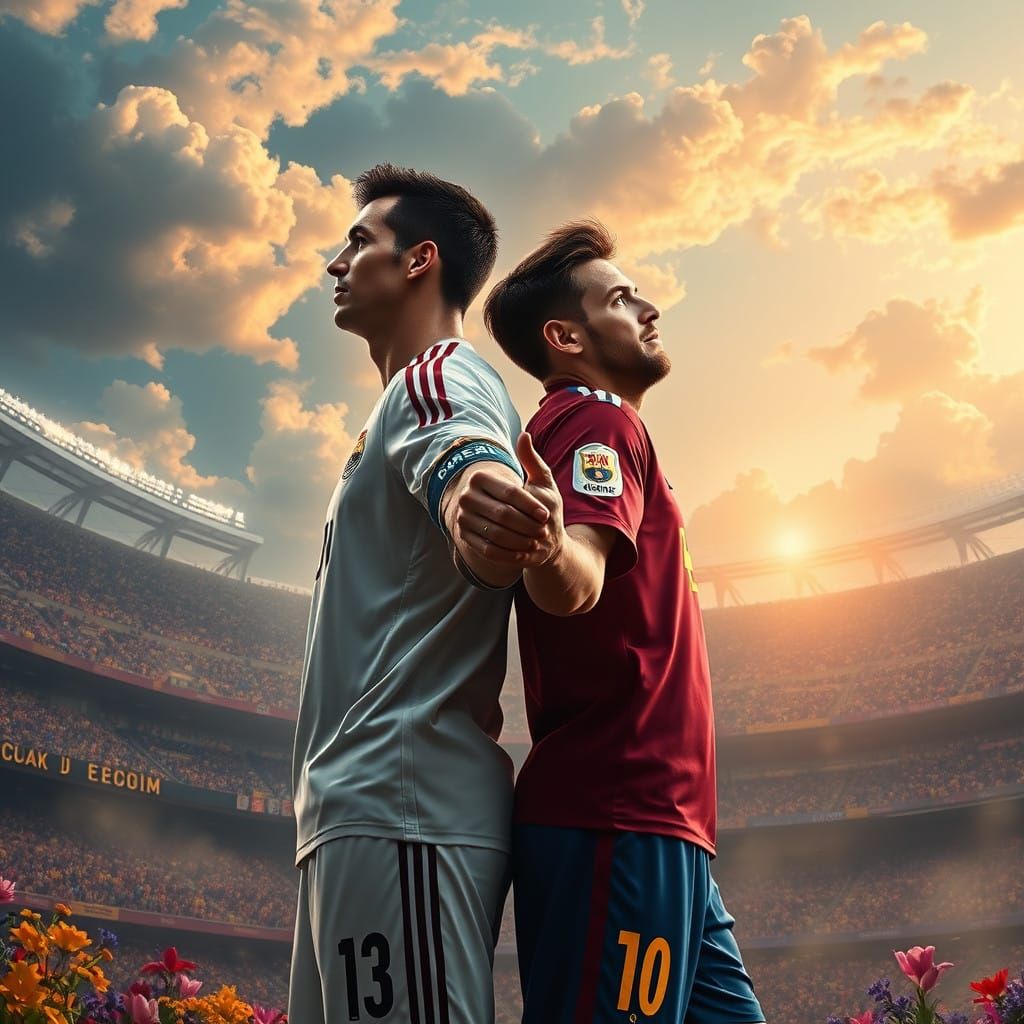 Cristiano Ronaldo and Lionel Messi Unite in a Gesture of Spo...