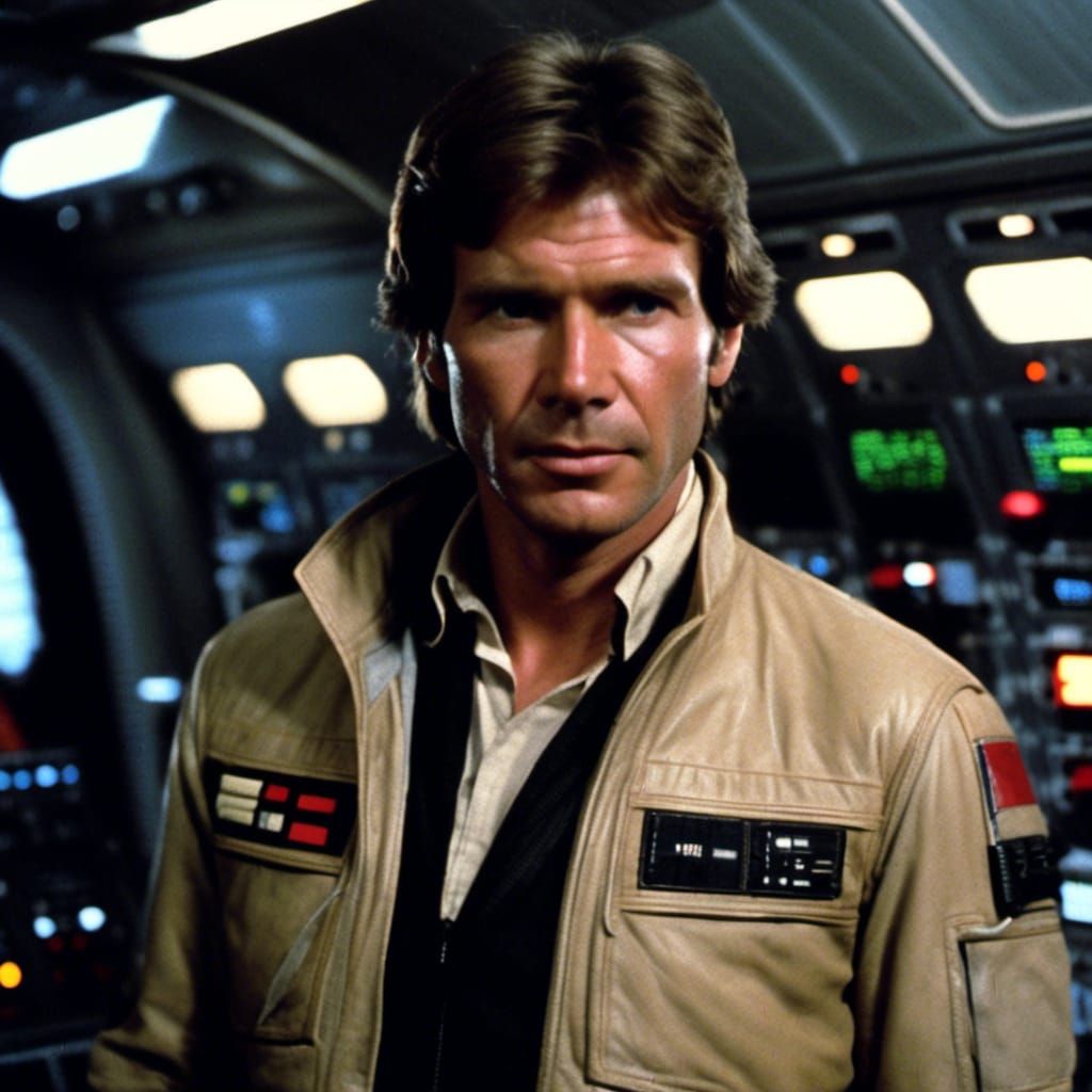 Harrison Ford as Han Solo Aboard Starship