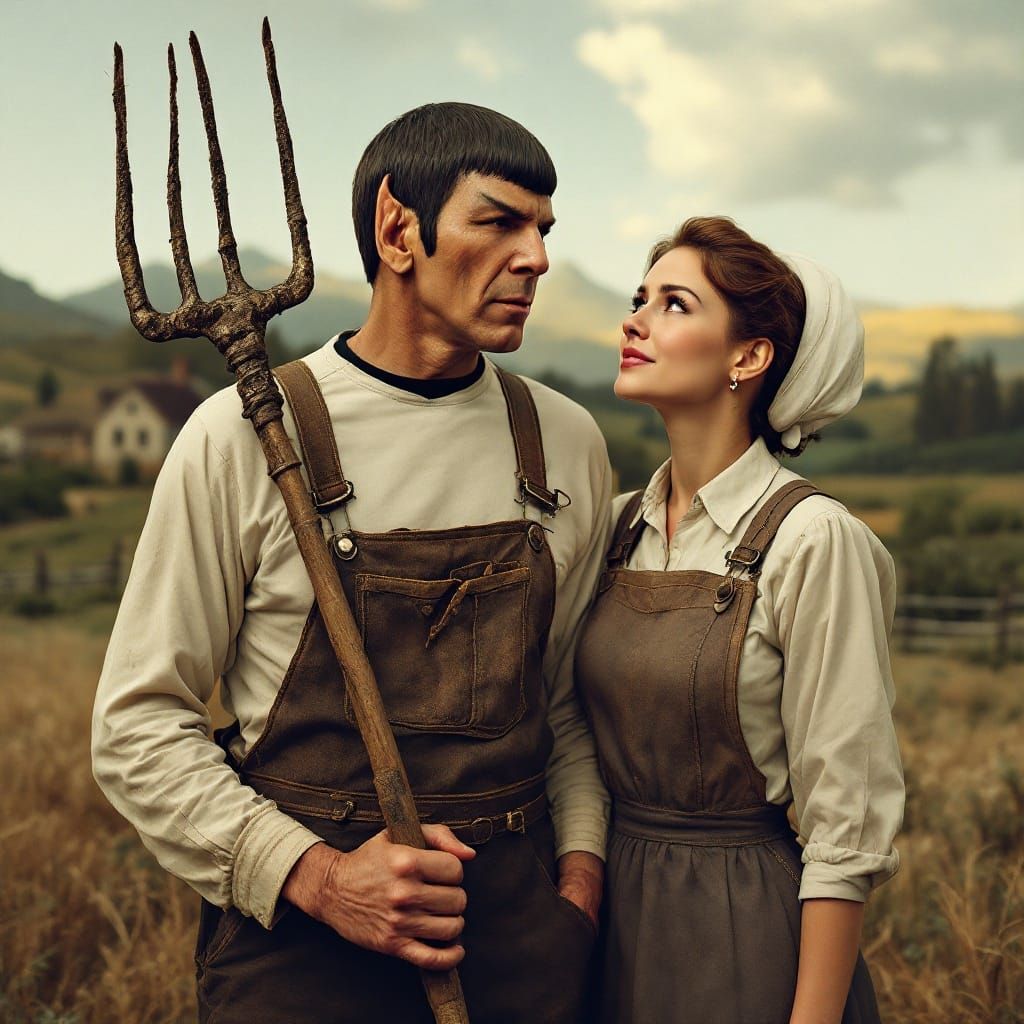 Vulcan Gentleman in Rustic Elegance