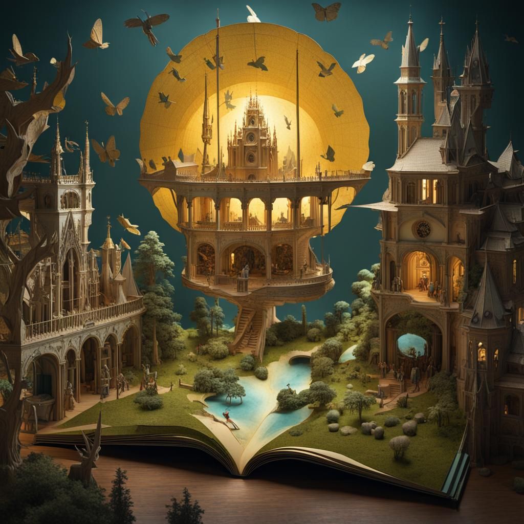 Surreal Pop-Up Book Inspired by Bosch's Garden of Earthly De...