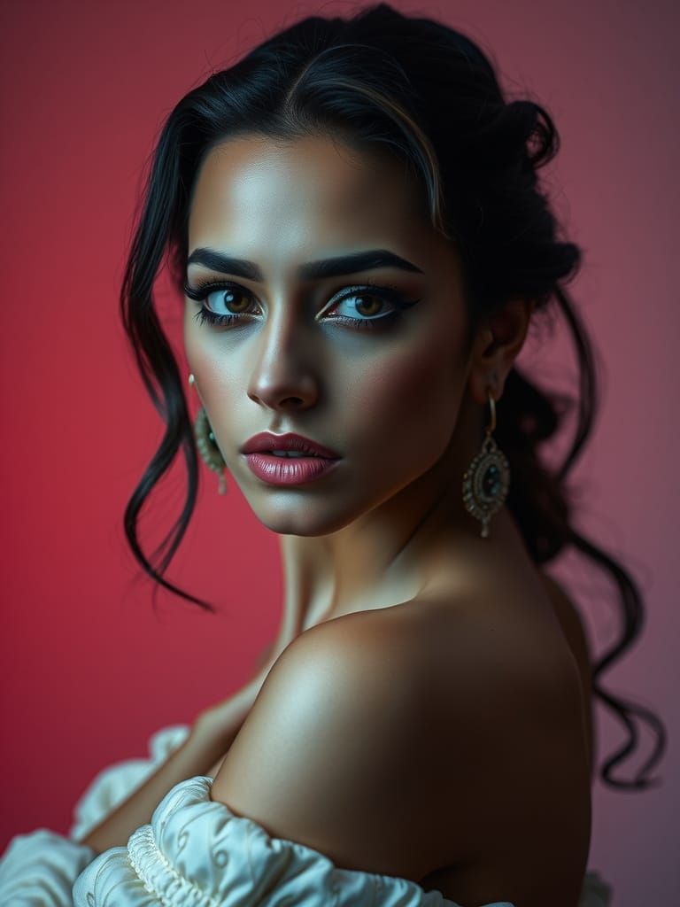 Amirah Adara Portrait in Modern Fashion Photography Style