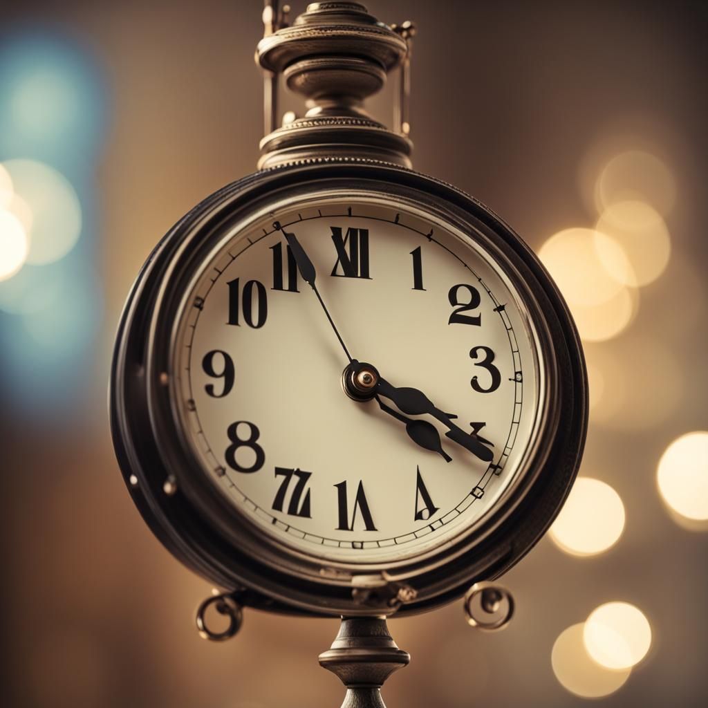 Clock Pendulum in Sharp Focus Photography