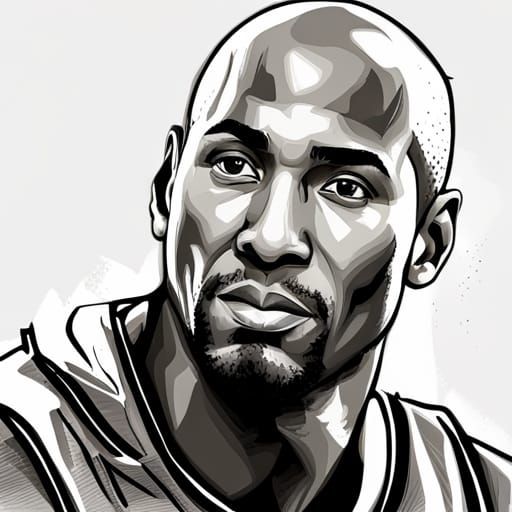 Kobe Bryant painting