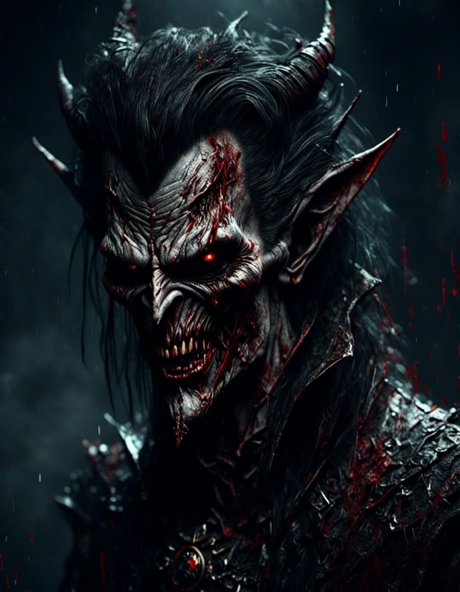 Hyperdetailed Vampire Lord of the Night