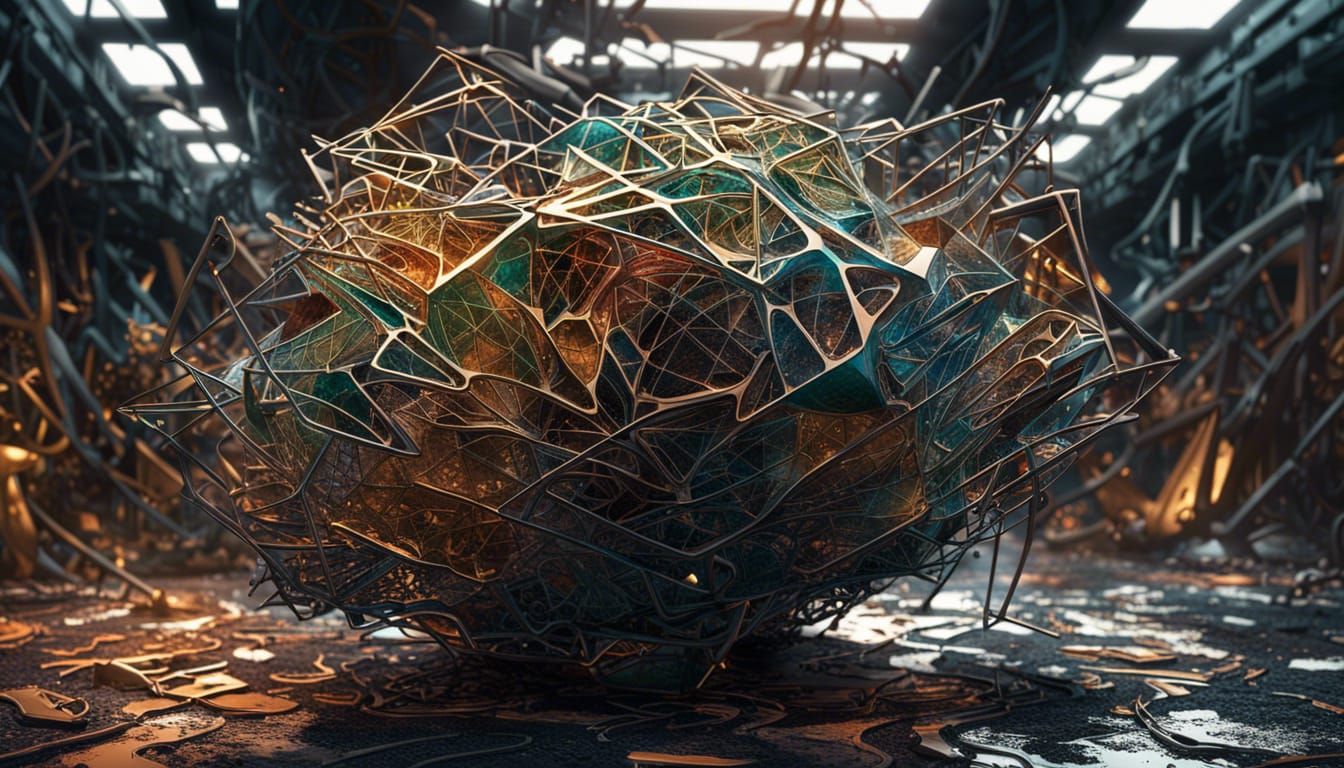 Abstract Aerial View in Peter Taraka Style